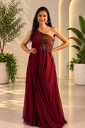 Noor — The Burgundy Drape