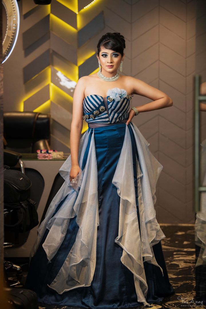 Midnight Wave Gown.